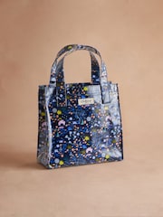 Cath Kidston Navy Tiny Town Small Coated Book Bag - Image 1 of 3