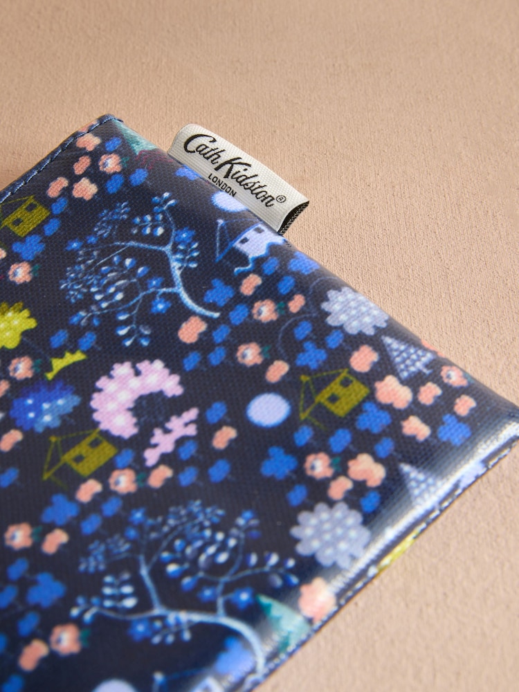 Cath Kidston Navy Tiny Town Zip-Up Purse - Image 2 of 3