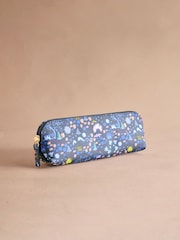 Cath Kidston Navy Tiny Town Pencil Case - Image 1 of 3