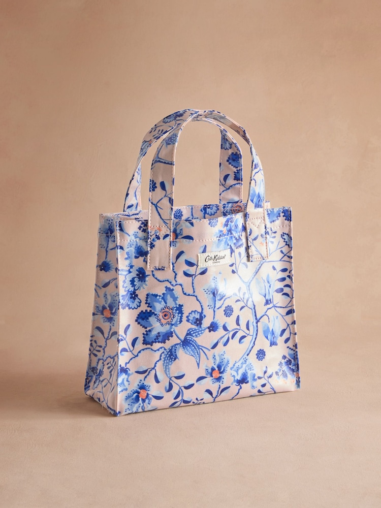 Cath Kidston Pink Mystic Floral Small Coated Book Bag - Image 1 of 3