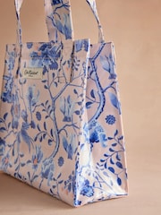 Cath Kidston Pink Mystic Floral Small Coated Book Bag - Image 2 of 3