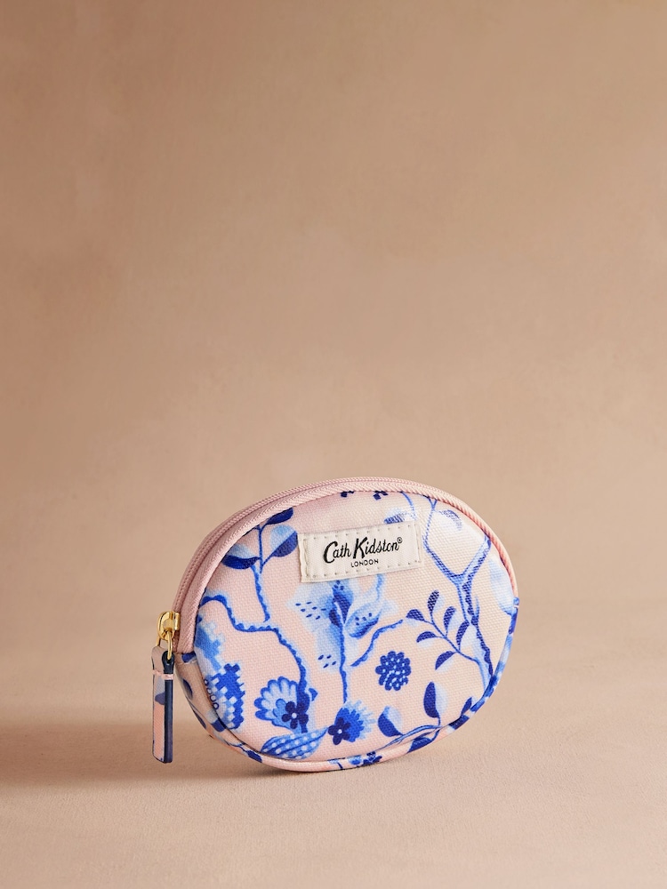 Cath Kidston Pink Mystic Floral Round Pocket Purse - Image 1 of 3