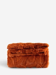 Orange Cut Fur Pumpkin Throw - Image 4 of 5