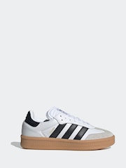 adidas Originals White XLG Samba Trainers - Image 1 of 11
