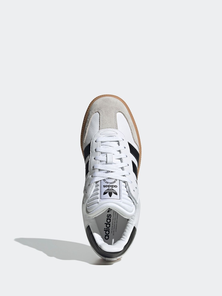 adidas gazelle silver green womens Adidas Samba Adv Chalk White/Grey Carbon – Brooklyn Projects main image 1