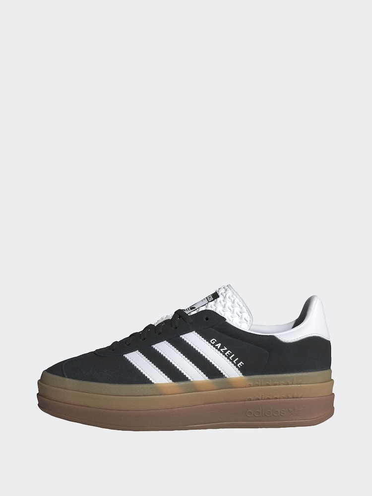 adidas Originals Black Gazelle Bold W Trainers - Image 2 of 9 adidas Originals Black Gazelle Bold W Trainers - Image 2 of 9