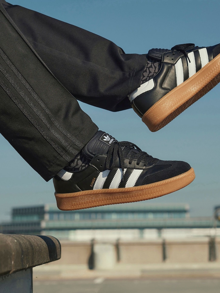 adidas Originals Black XLG Samba Trainers - Image 1 of 12 adidas Originals Black XLG Samba Trainers - Image 1 of 12