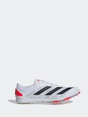 adidas White Adizero XCS Trainers - Image 1 of 9