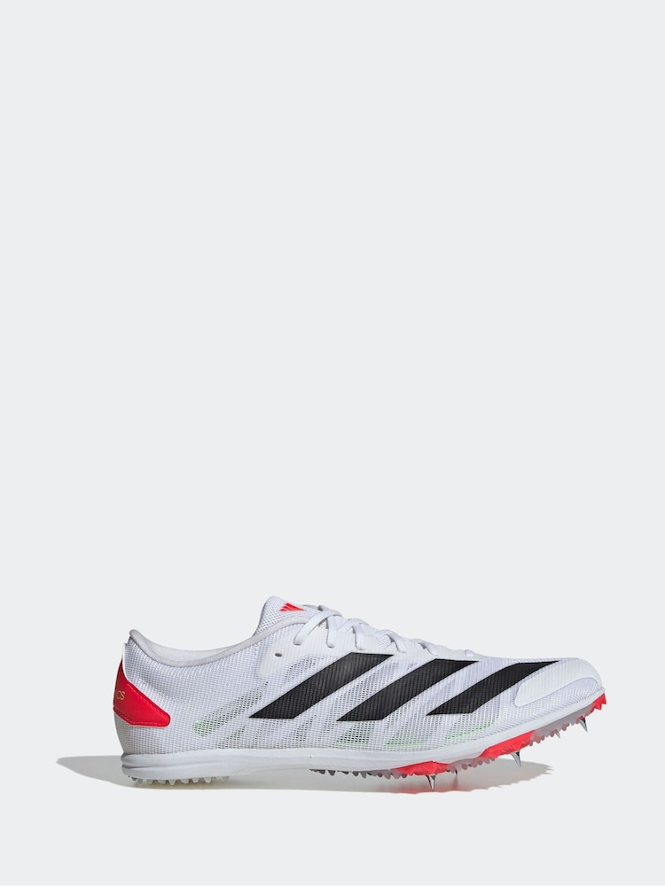 adidas White Adizero XCS Trainers - Image 1 of 9