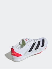 adidas White Adizero XCS Trainers - Image 4 of 9