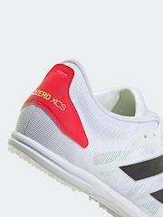 adidas White Adizero XCS Trainers - Image 8 of 9