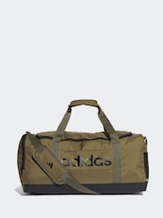 adidas Green Linear Medium Duffel Bag - Image 1 of 5