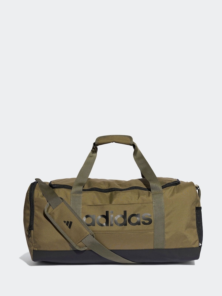 adidas Green Linear Medium Duffel Bag - Image 1 of 5