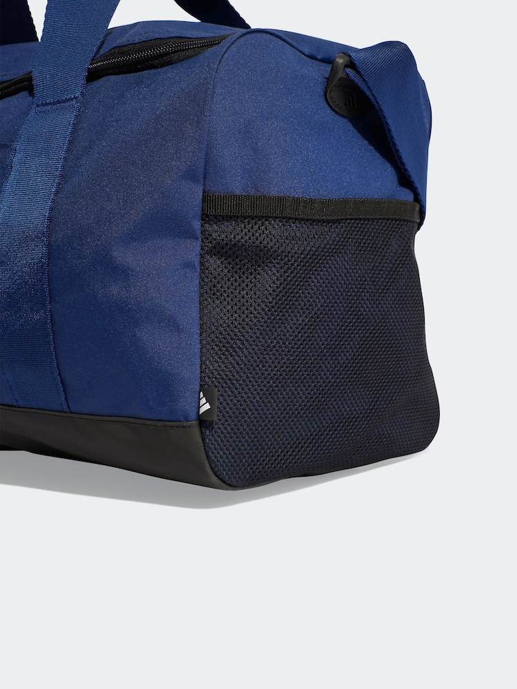adidas Blue Small Linear Duffel Bag - Image 5 of 5