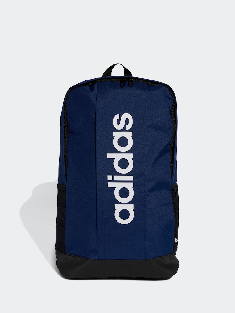 adidas Blue Linear Backpack - Image 1 of 5