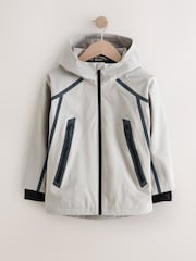 Grey Waterproof Reflective Fleece Lined Anorak (3-16yrs) - Image 1 of 6