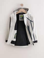 Grey Waterproof Reflective Fleece Lined Anorak (3-16yrs) - Image 2 of 6