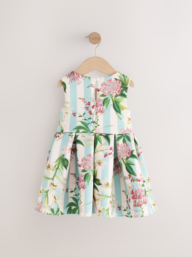 Green Kew Gardens Sleeveless Party Dress (3mths-7yrs) - Image 3 of 5