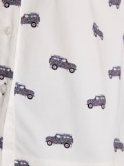 Joules X Eleanor Tomlinson White 4x4 Cotton-Rich Jersey Shirt - Image 5 of 8