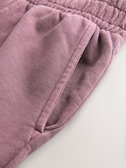 Mauve Purple Wide Leg Joggers - Image 8 of 9