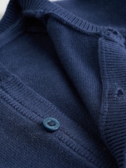 Blue 100% Cotton Knitted Baby Cardigans 2 Pack (0mths-3yrs) - Image 9 of 12