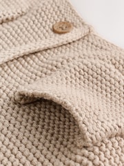 Natural Baby Knitted Hooded Cardigan (0mths-2yrs) - Image 7 of 8