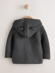 Charcoal Grey Knitted Baby Cardigan (0mths-2yrs) - Image 2 of 8