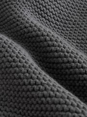 Charcoal Grey Knitted Baby Cardigan (0mths-2yrs) - Image 8 of 8