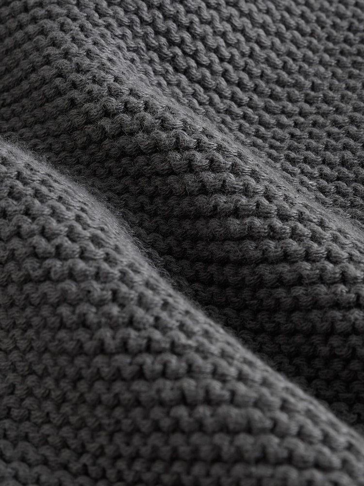 Charcoal Grey Knitted Baby Cardigan (0mths-2yrs) - Image 8 of 8