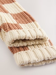 Natural Checkerboard Baby Knitted Cardigan (0mths-2yrs) - Image 8 of 8