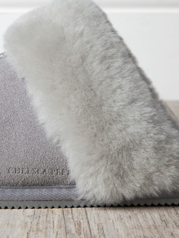 Chelsea Peers Suede Sheepskin Mule Slippers - Изображение 2 из 4