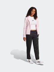 adidas Pink Essentials Linear Tracksuit - Image 3 of 8