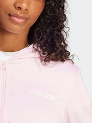 adidas Pink Essentials Linear Tracksuit - Image 4 of 8