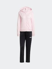 adidas Pink Essentials Linear Tracksuit - Image 6 of 8