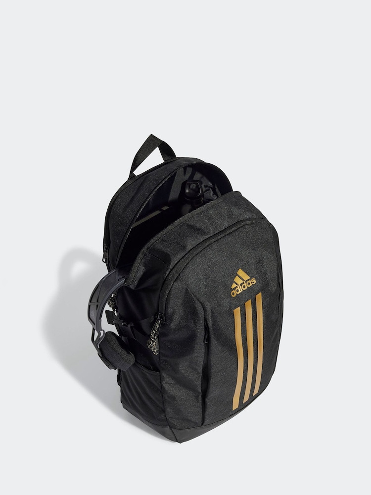 Buy adidas Black Chrome 3 Stripe Backpack from Next USA Buy adidas Black Chrome 3 Stripe Backpack from Next USA