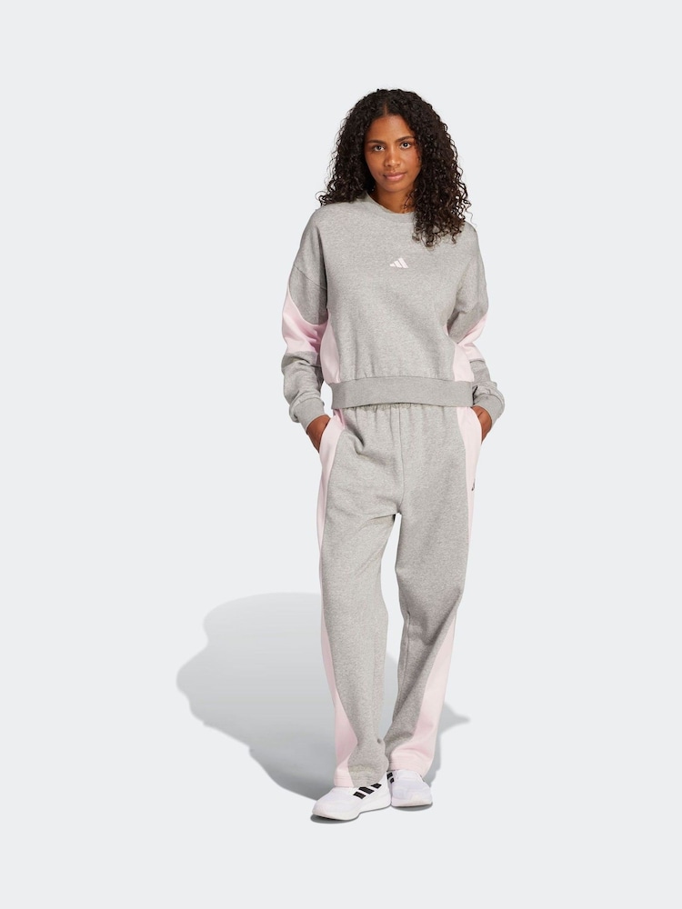 adidas Grey Laziday Tracksuit - Image 1 of 8