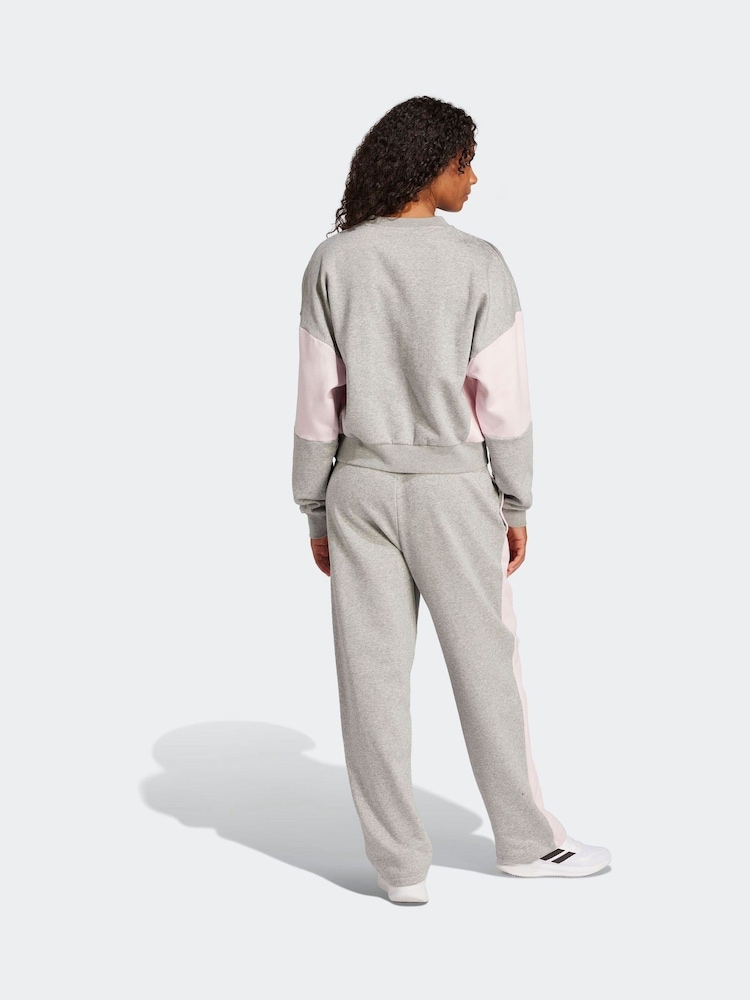 adidas Grey Laziday Tracksuit - Image 2 of 8
