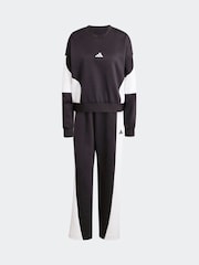 adidas Black Laziday Tracksuit - Image 6 of 8