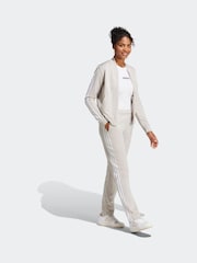 adidas Grey Essentials 3-Stripes Tracksuit - Image 3 of 8