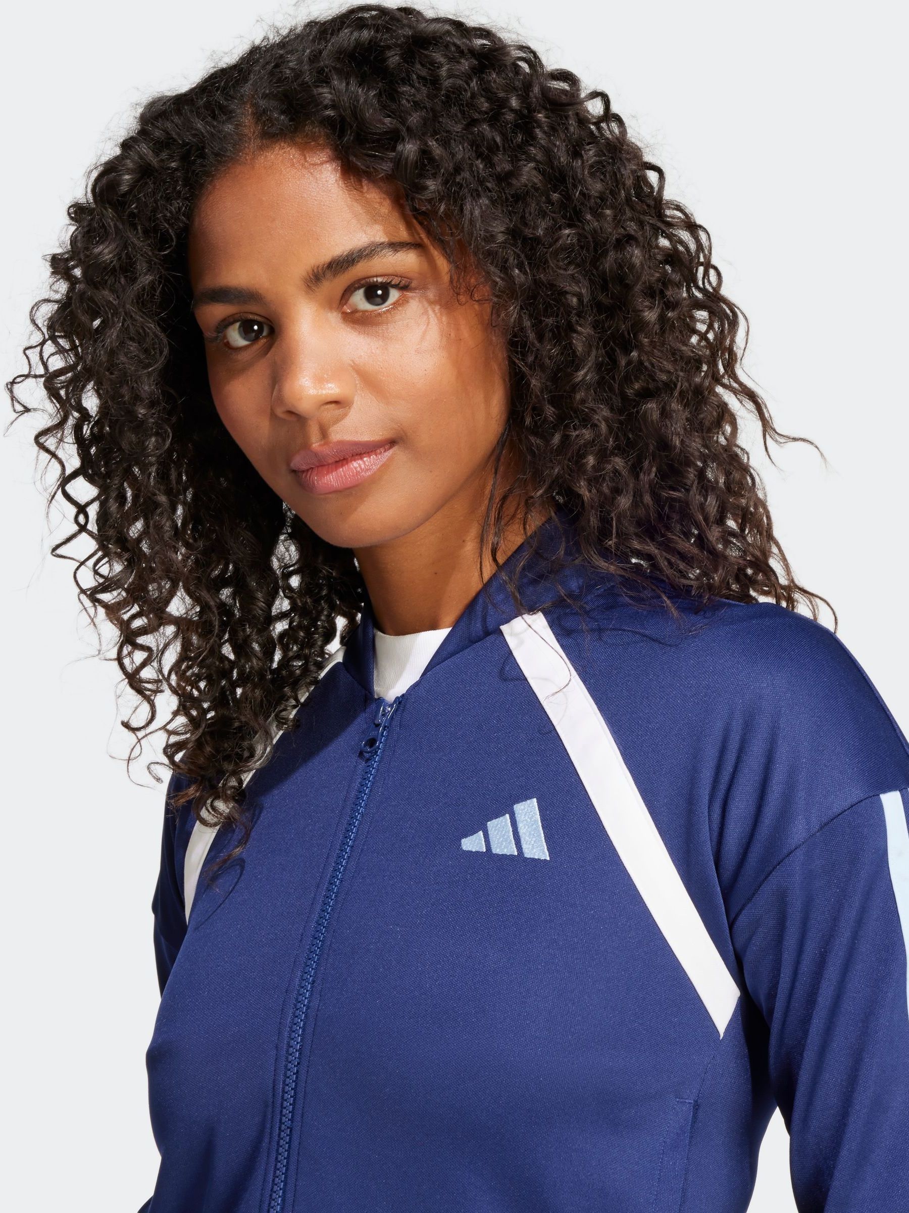 Buy adidas Blue Teamsports 3-Stripes Open Hem Tracksuit from Next USA