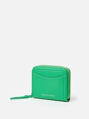 Oliver Bonas Green Lola Zip Around Purse - Image 2 of 5