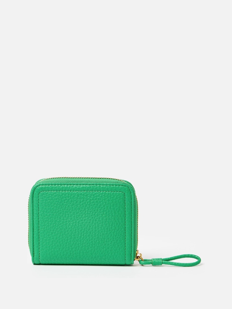 Oliver Bonas Green Lola Zip Around Purse - Image 3 of 5
