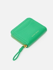 Oliver Bonas Green Lola Zip Around Purse - Image 5 of 5