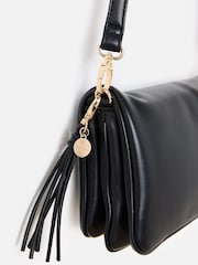 Oliver Bonas Black Tiana Black Cross-Body Bag - Image 5 of 7