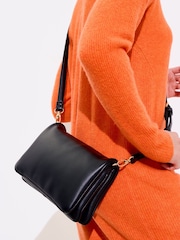Oliver Bonas Black Tiana Black Cross-Body Bag - Image 7 of 7