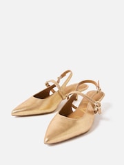 Oliver Bonas Sling Back Pointed Kitten Heels - Imagem 1 de 5