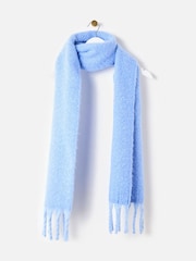 Oliver Bonas Blue Speckled Chunky Scarf - Image 1 of 5