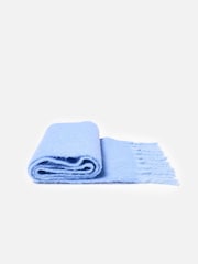 Oliver Bonas Blue Speckled Chunky Scarf - Image 2 of 5