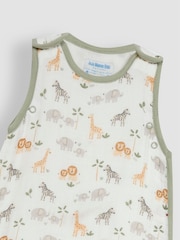 JoJo Maman Bébé Safari Soft Safari Print 1 Tog Baby Muslin Sleeping Bag - Image 3 of 3