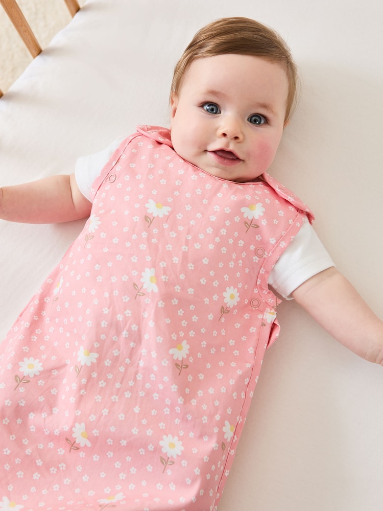 JoJo Maman Bébé Floral 1 Tog Baby Sheet Sleeping Bag - Image 2 of 5